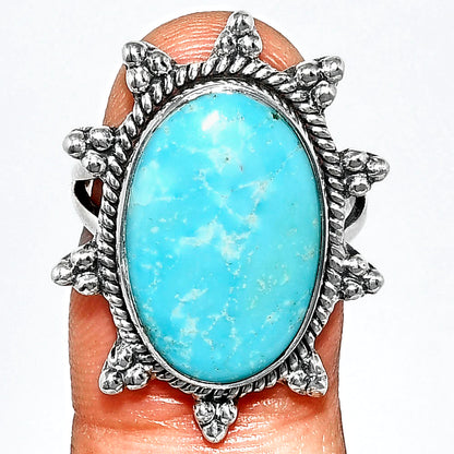 Premium Quality Turquoise Nevada Aztec Mt Ring size-7 R-1234 27-ER11030