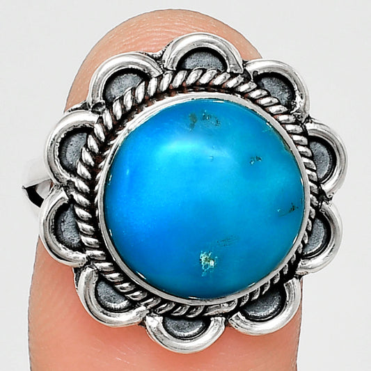 Premium Quality Sleeping Beauty Turquoise - USA Ring size-8 R-1221 27-ER11038