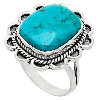 Premium Quality Turquoise Nevada Aztec Mt Ring size-10 R-1221 27-ER11040
