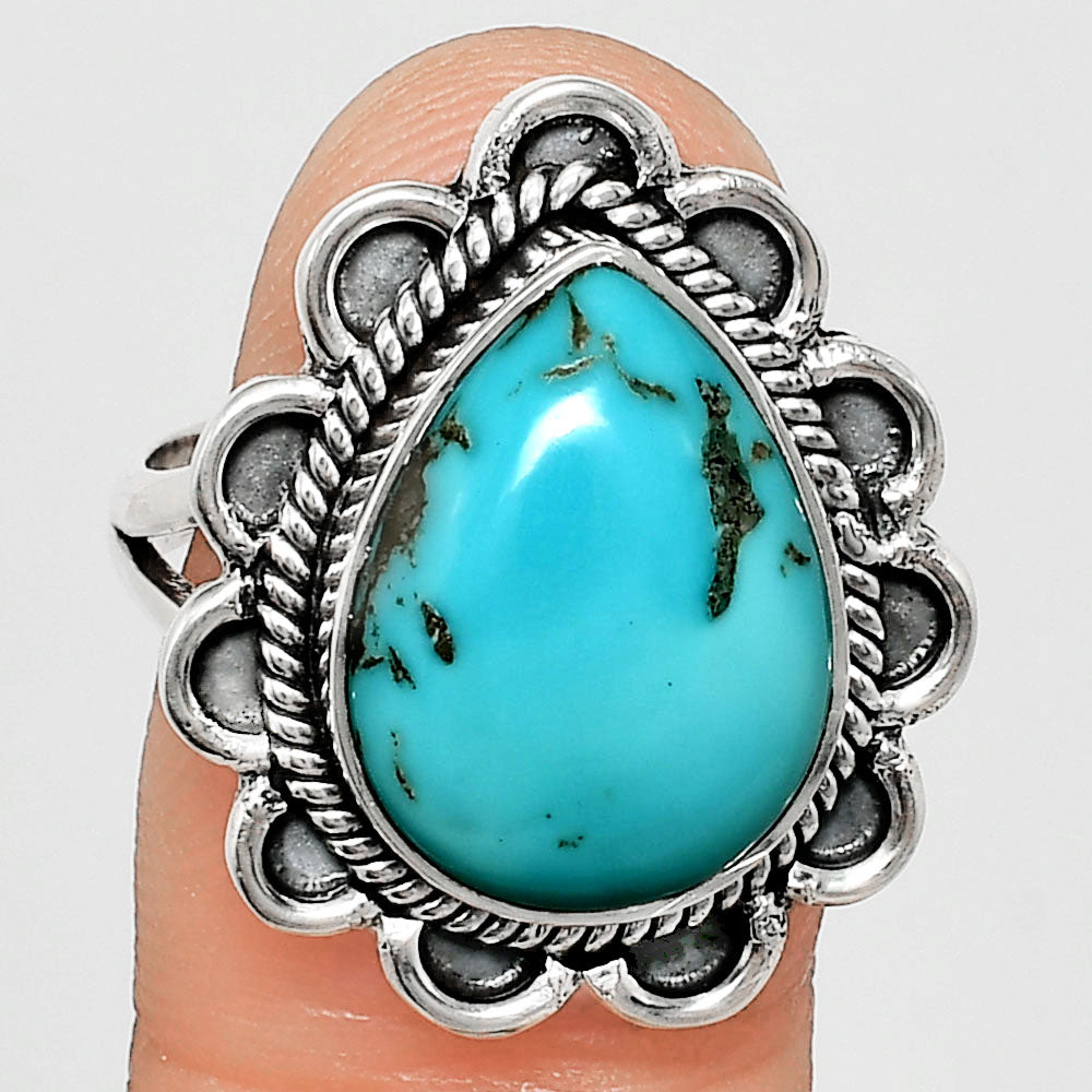 Premium Quality Sleeping Beauty Turquoise - USA Ring size-8.5 R-1221 27-ER11041