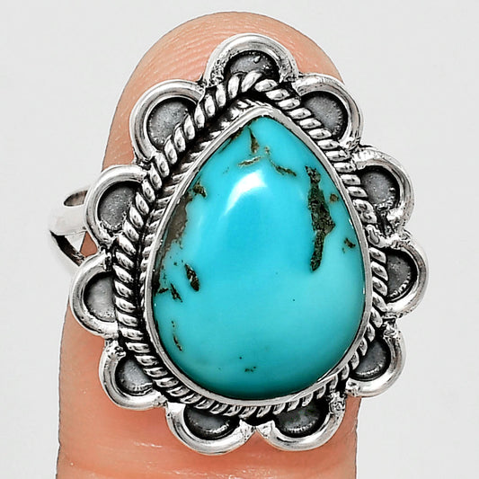 Premium Quality Sleeping Beauty Turquoise - USA Ring size-8.5 R-1221 27-ER11041