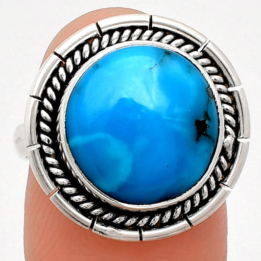 Premium Quality Turquoise Morenci Mine Ring size-7 R-1728 27-ER11049