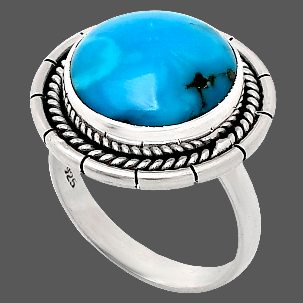 Premium Quality Turquoise Morenci Mine Ring size-7 R-1728 27-ER11049