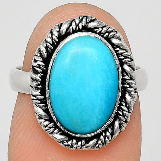 Premium Quality Sleeping Beauty Turquoise - USA Ring size-6 R-1013 27-ER11058
