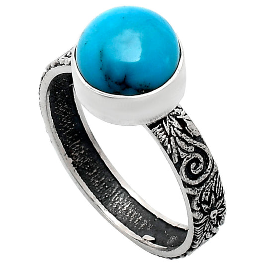 Premium Quality Sleeping Beauty Turquoise - USA Ring size-9 R-1055 27-ER11061