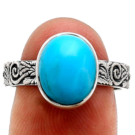 Premium Quality Sleeping Beauty Turquoise - USA Ring size-8 R-1055 27-ER11062