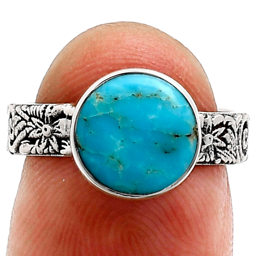 Premium Quality Sleeping Beauty Turquoise - USA Ring size-6 R-1055 27-ER11069