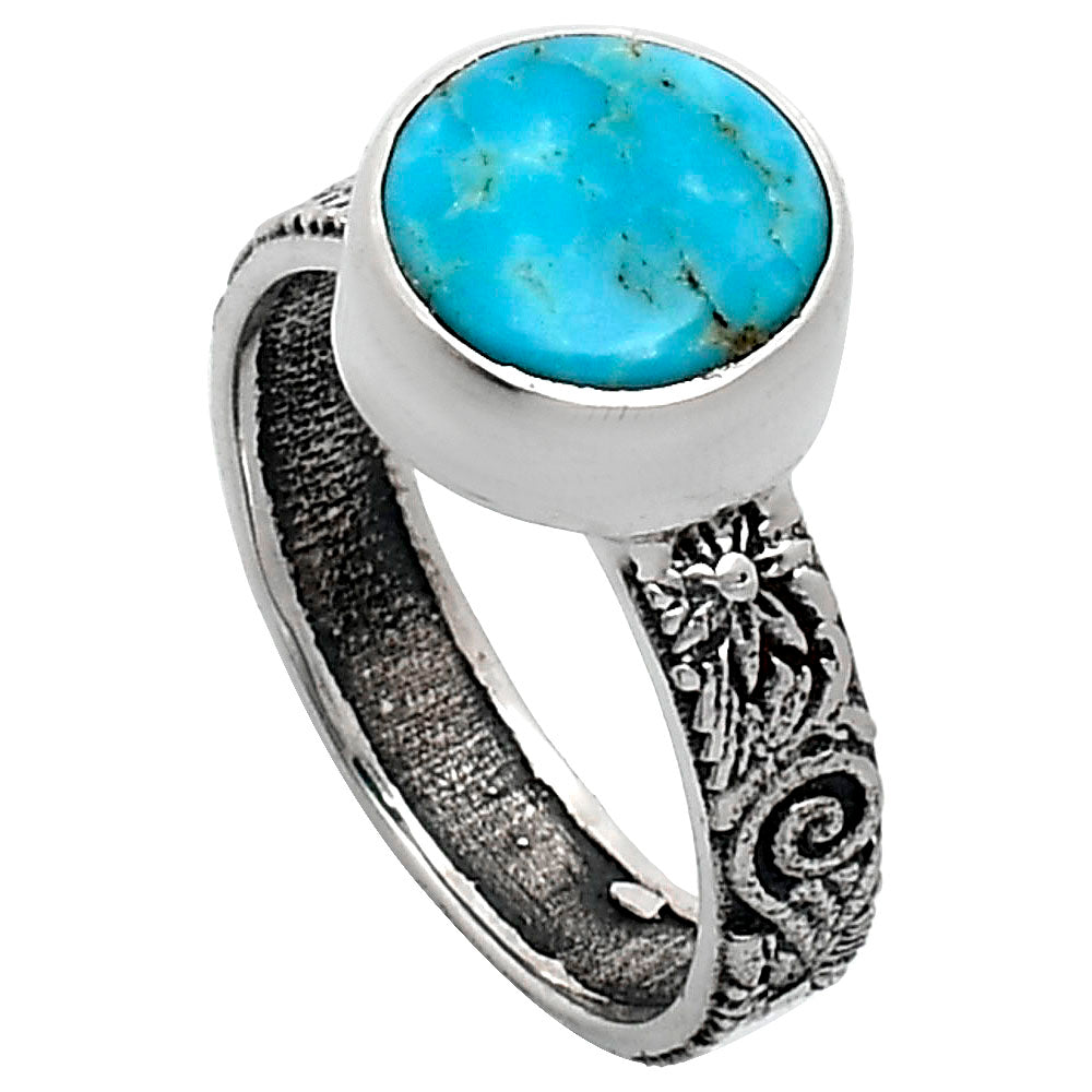 Premium Quality Sleeping Beauty Turquoise - USA Ring size-6 R-1055 27-ER11069