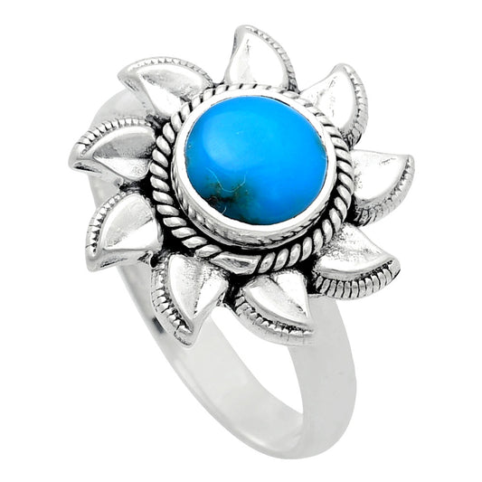 Premium Quality Sun - Sleeping Beauty Turquoise Ring size-8.5 R-1617 27-ER11072