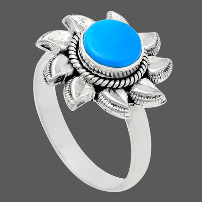 Premium Quality Sun - Sleeping Beauty Turquoise Ring size-8 R-1617 27-ER11075