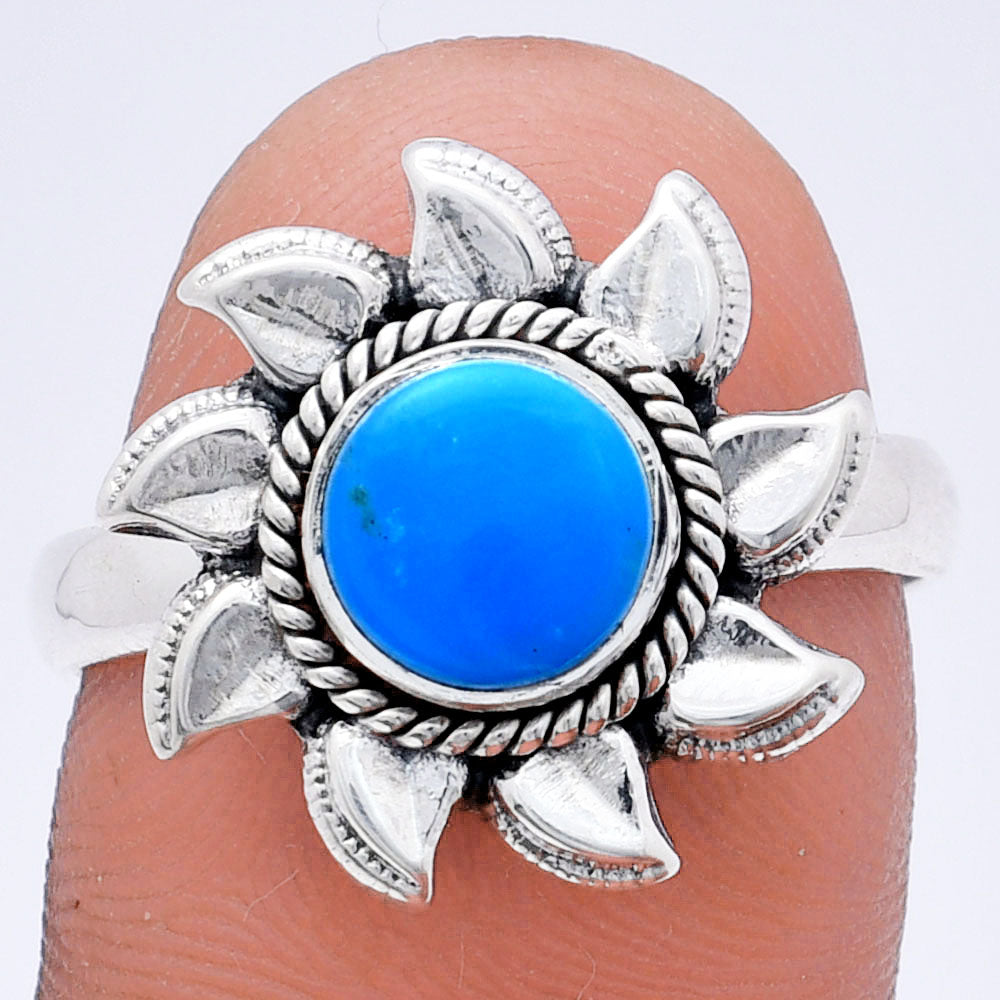 Premium Quality Sun - Sleeping Beauty Turquoise Ring size-8.5 R-1617 27-ER11076