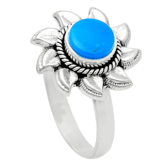 Premium Quality Sun - Sleeping Beauty Turquoise Ring size-8.5 R-1617 27-ER11076