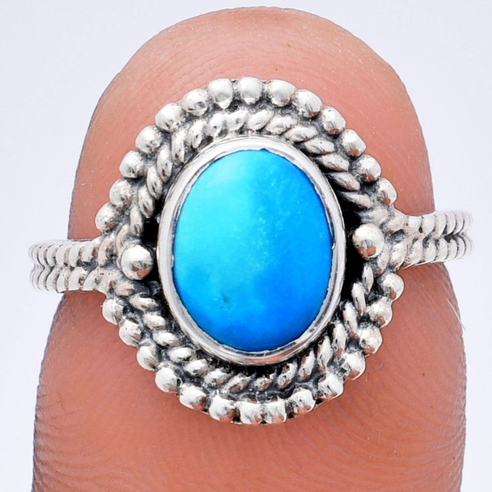 Premium Quality Sleeping Beauty Turquoise - USA Ring size-6 R-1729 27-ER11087