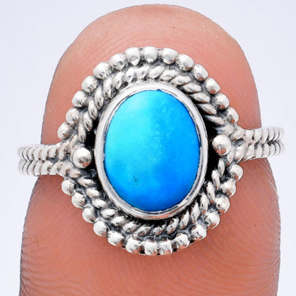 Premium Quality Sleeping Beauty Turquoise - USA Ring size-6 R-1729 27-ER11087