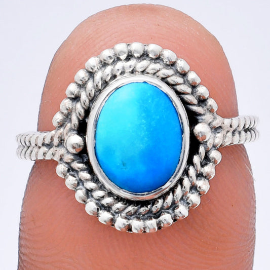 Premium Quality Sleeping Beauty Turquoise - USA Ring size-6 R-1729 27-ER11087
