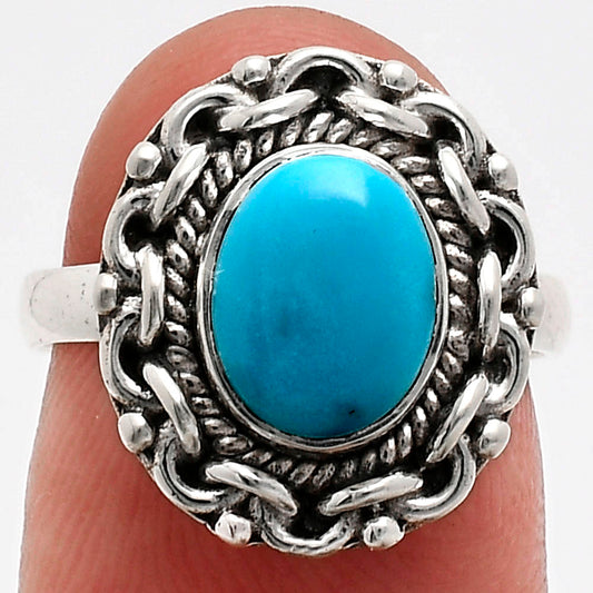 Premium Quality Sleeping Beauty Turquoise - USA Ring size-6 R-1667 27-ER11089