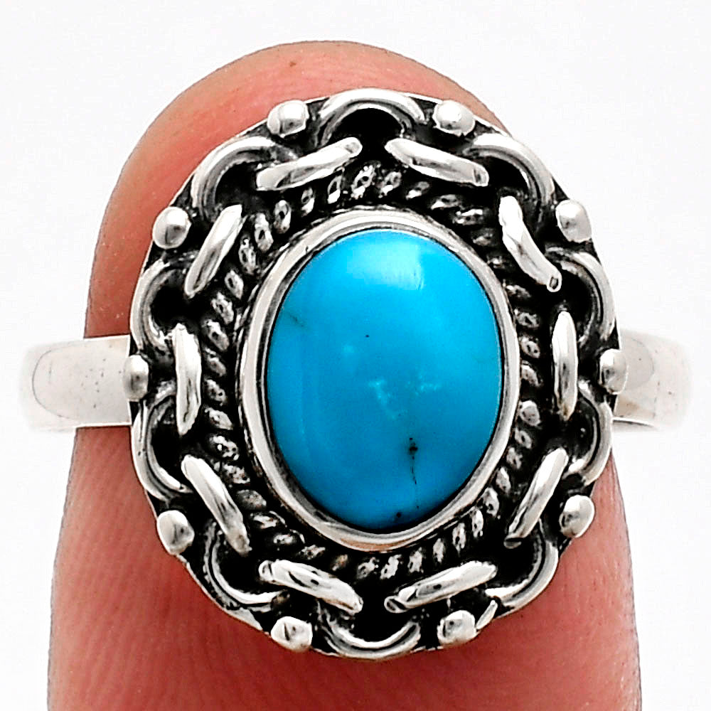 Premium Quality Sleeping Beauty Turquoise - USA Ring size-8 R-1667 27-ER11090