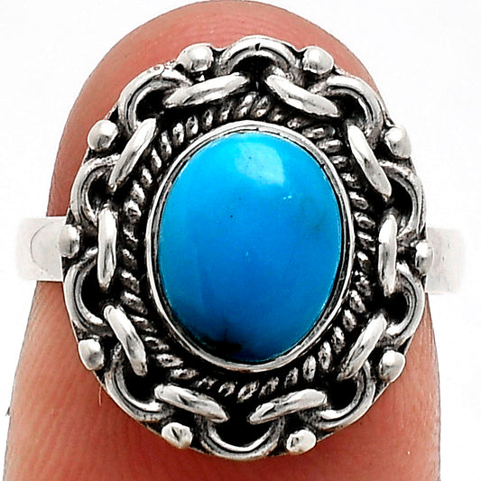 Premium Quality Sleeping Beauty Turquoise - USA Ring size-6 R-1667 27-ER11093