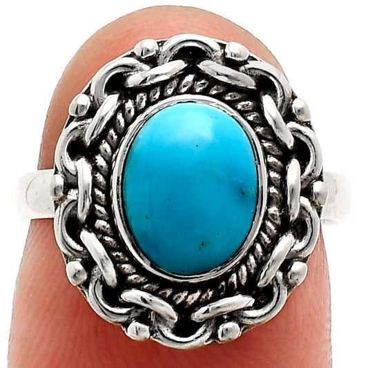 Premium Quality Sleeping Beauty Turquoise - USA Ring size-6 R-1667 27-ER11094