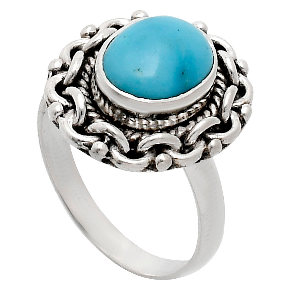 Premium Quality Sleeping Beauty Turquoise - USA Ring size-6 R-1667 27-ER11094