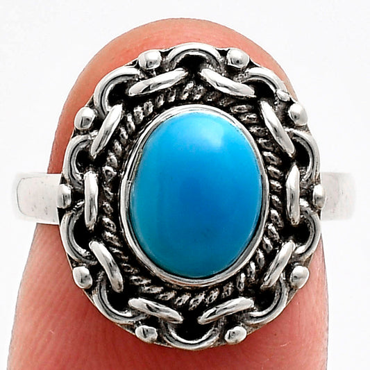 Premium Quality Sleeping Beauty Turquoise - USA Ring size-7 R-1667 27-ER11095