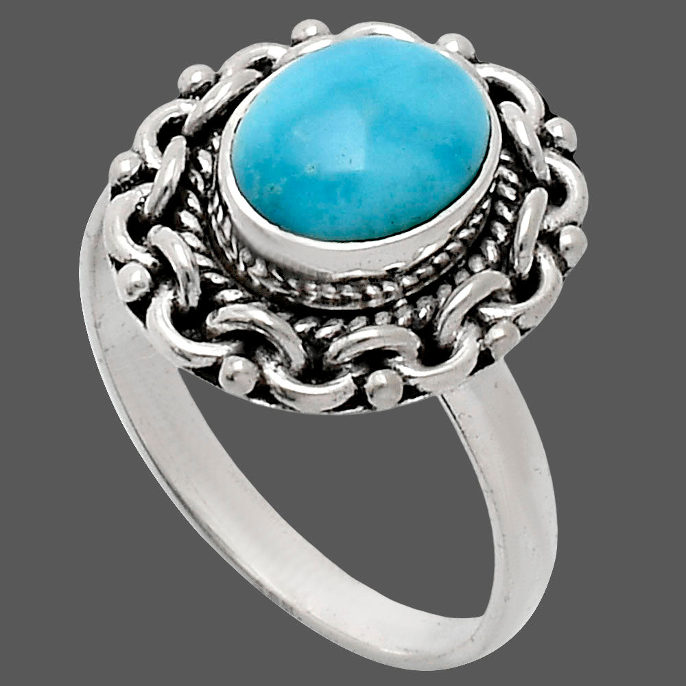 Premium Quality Sleeping Beauty Turquoise - USA Ring size-8 R-1667 27-ER11096