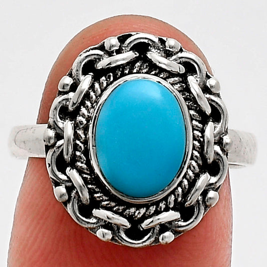 Premium Quality Sleeping Beauty Turquoise - USA Ring size-8 R-1667 27-ER11097
