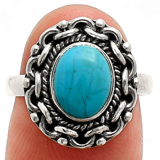 Premium Quality Sleeping Beauty Turquoise - USA Ring size-7 R-1667 27-ER11098
