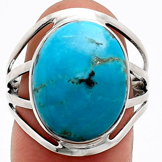 Premium Quality Turquoise Nevada Aztec Mt Ring size-9 R-1219 27-ER11100