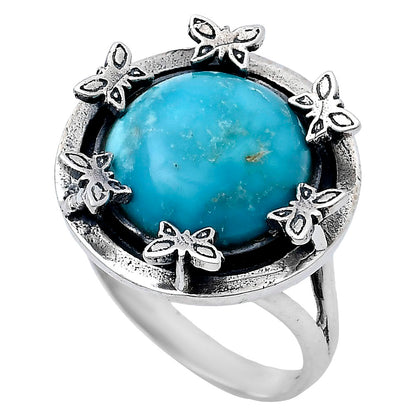 Premium Quality Turquoise Nevada Aztec Mt Ring size-7 R-1716 27-ER11108