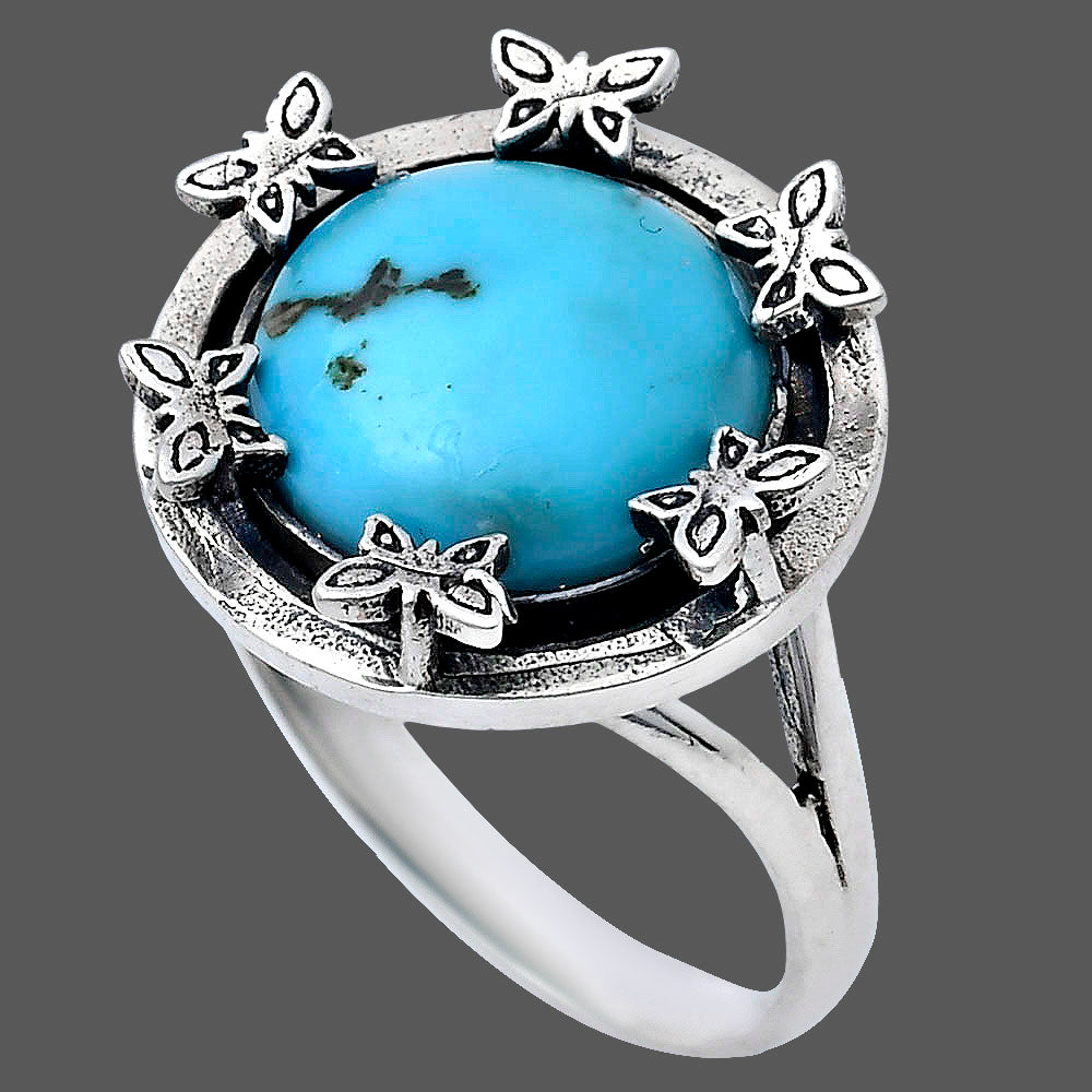 Premium Quality Turquoise Nevada Aztec Mt Ring size-9.5 R-1716 27-ER11110