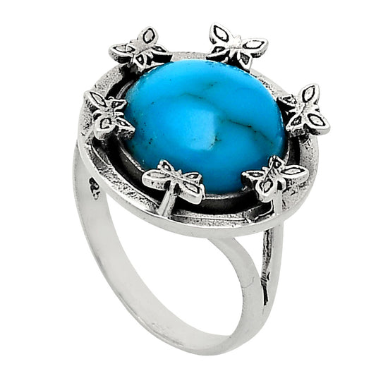 Premium Quality Turquoise Morenci Mine Ring size-8 R-1716 27-ER11112