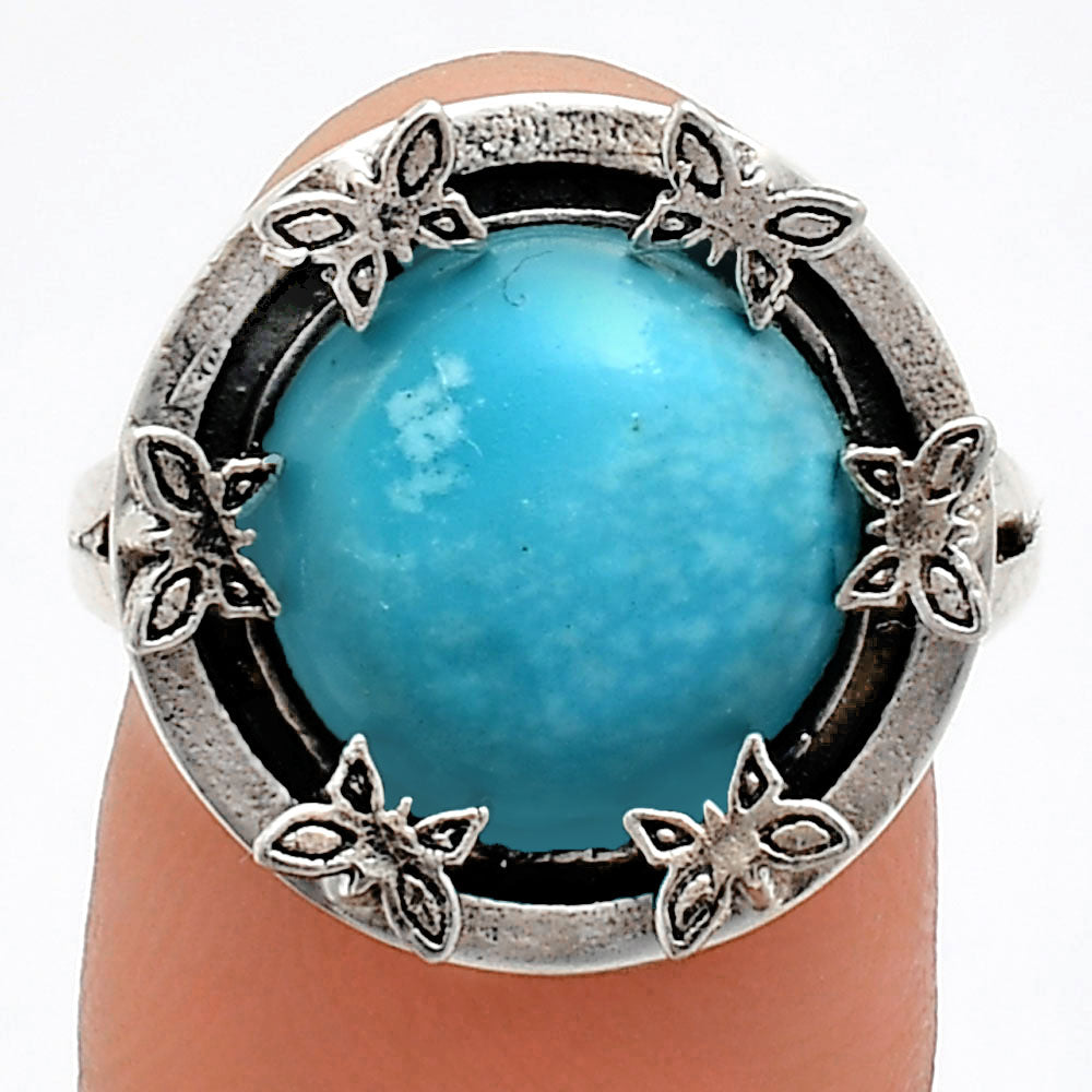 Premium Quality Turquoise Nevada Aztec Mt Ring size-8 R-1716 27-ER11116