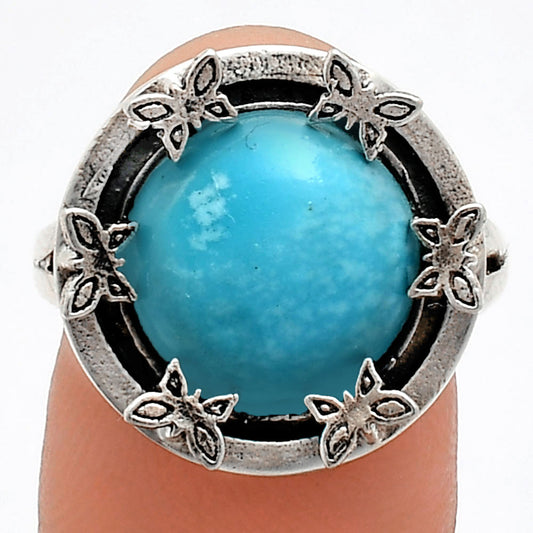 Premium Quality Turquoise Nevada Aztec Mt Ring size-8 R-1716 27-ER11116