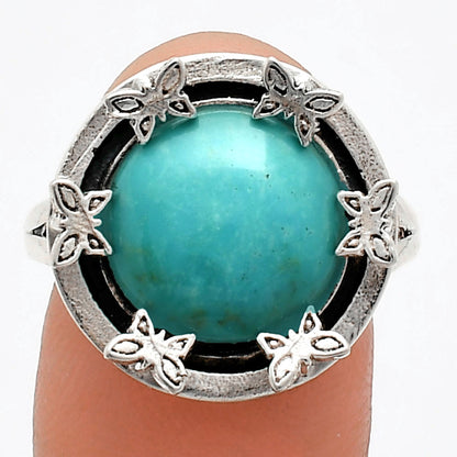 Premium Quality Turquoise Nevada Aztec Mt Ring size-8.5 R-1716 27-ER11117