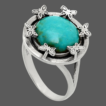 Premium Quality Turquoise Nevada Aztec Mt Ring size-8.5 R-1716 27-ER11117