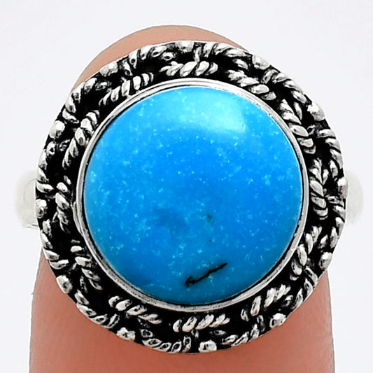 Premium Quality Sleeping Beauty Turquoise Ring size-8 R-1266 27-ER11119