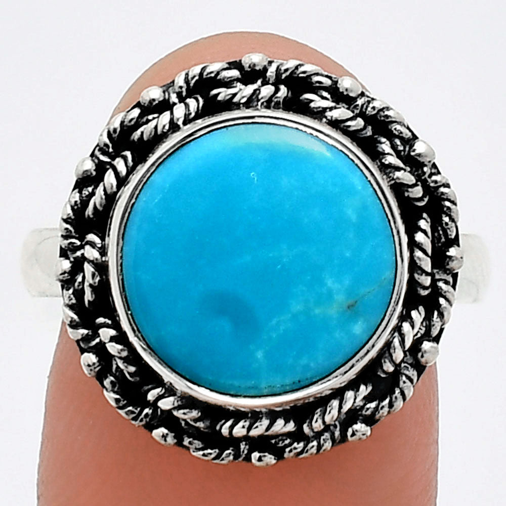 Premium Quality Sleeping Beauty Turquoise Ring size-8.5 R-1266 27-ER11121