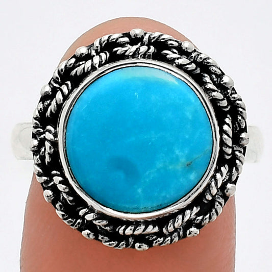 Premium Quality Sleeping Beauty Turquoise Ring size-8.5 R-1266 27-ER11121