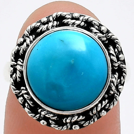 Premium Quality Sleeping Beauty Turquoise Ring size-7 R-1266 27-ER11122