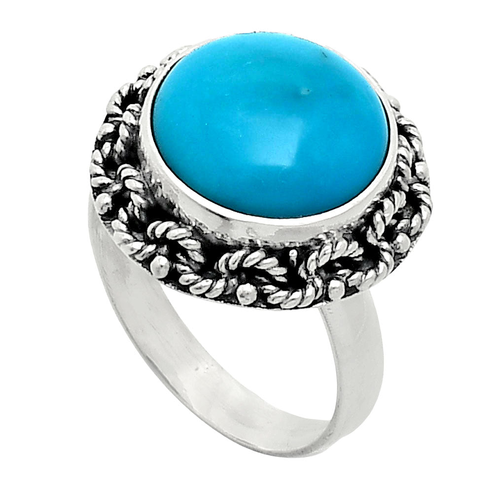 Premium Quality Sleeping Beauty Turquoise Ring size-7 R-1266 27-ER11122