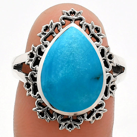Premium Quality Sleeping Beauty Turquoise Ring size-7 R-1114 27-ER11128