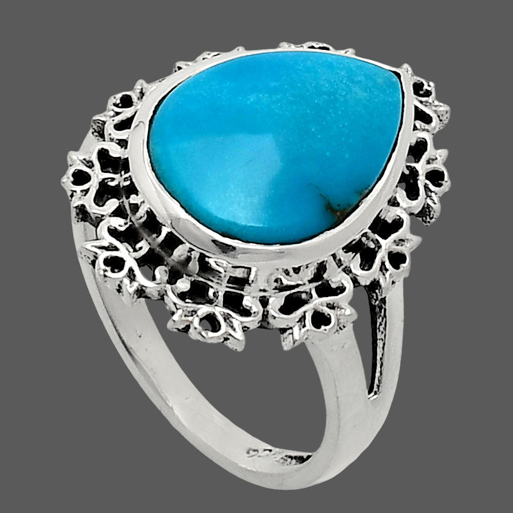 Premium Quality Sleeping Beauty Turquoise Ring size-7 R-1114 27-ER11128
