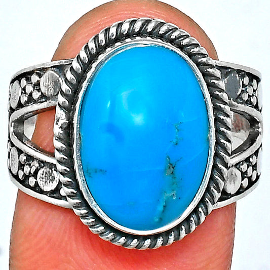 Premium Quality Sleeping Beauty Turquoise Ring size-8 R-1732 27-ER11129