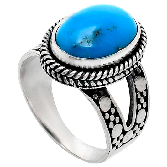 Premium Quality Sleeping Beauty Turquoise Ring size-8 R-1732 27-ER11129