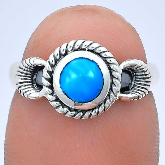 Premium Quality Sleeping Beauty Turquoise - USA Ring size-6 R-1733 27-ER11133