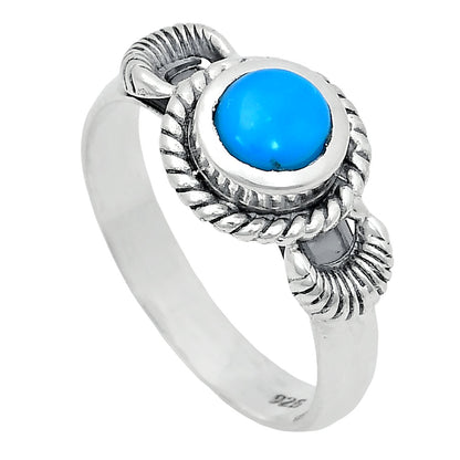 Premium Quality Sleeping Beauty Turquoise - USA Ring size-6 R-1733 27-ER11133