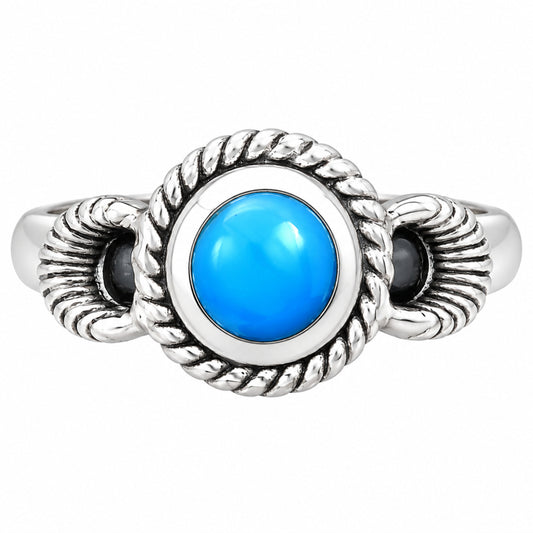 Premium Quality Sleeping Beauty Turquoise - USA Ring size-6 R-1733 27-ER11135