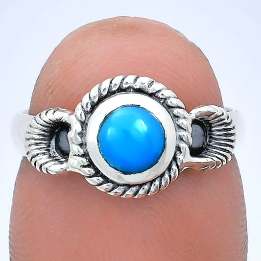 Premium Quality Sleeping Beauty Turquoise - USA Ring size-6 R-1733 27-ER11135