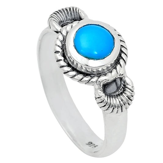 Premium Quality Sleeping Beauty Turquoise - USA Ring size-6 R-1733 27-ER11135